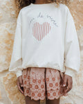 RYLEE & CRU OVERSIZED SWEATSHIRT / JOIE DE VIVRE