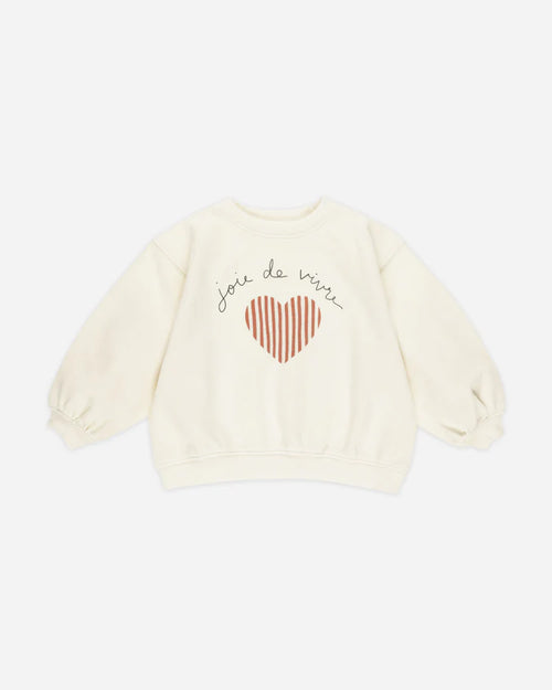 RYLEE & CRU OVERSIZED SWEATSHIRT / JOIE DE VIVRE