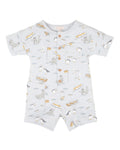 FOX & FINCH PUFFIN PRINT SS ROMPER