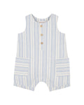 FOX & FINCH PUFFIN STRIPE ROMPER