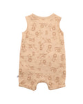 FOX & FINCH LION PRINT ROMPER