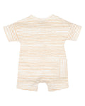 FOX & FINCH LION STRIPE SS ROMPER