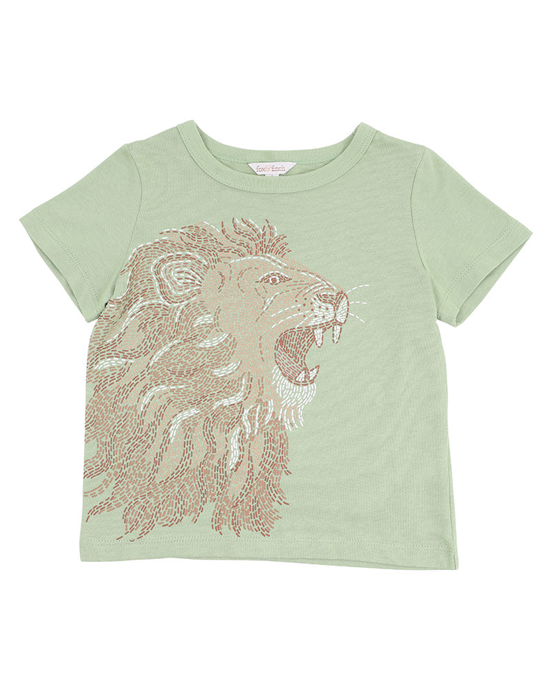 FOX & FINCH LION TEE 3-7YRS