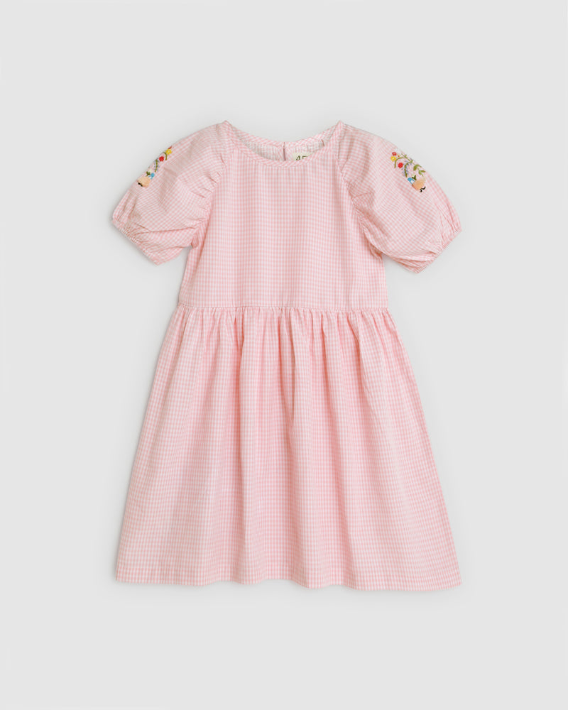 ALEX & ANT FRANCESCA DRESS PINK GINGHAM