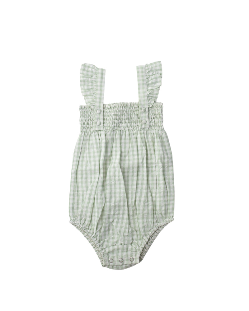 PEGGY EDIE PLAYSUIT GINGHAM