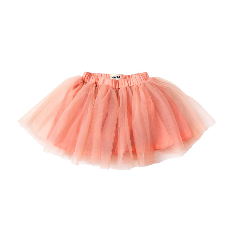 PONCHIK SOFT TULLE TUTU SKIRT DUSTY PINK