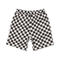 ROCK YOUR BABY BLACK CHECKER SHORTS