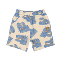 ROCK YOUR BABY DINO ART SHORTS