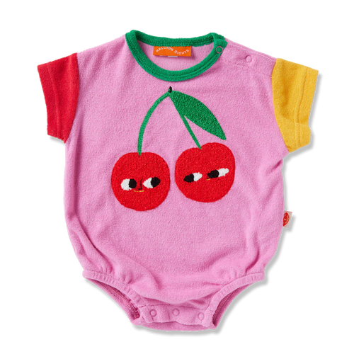 HALCYON NIGHTS CHERRY TERRY BODYSUIT