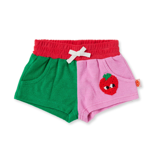 HALCYON NIGHTS STRAWBERRY TERRY SHORTS