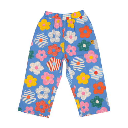 ROCK YOUR BABY HAPPY FLOWERS WIDE LEG PANTS