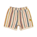 ROCK YOUR BABY STRIPE POLO SHORTS