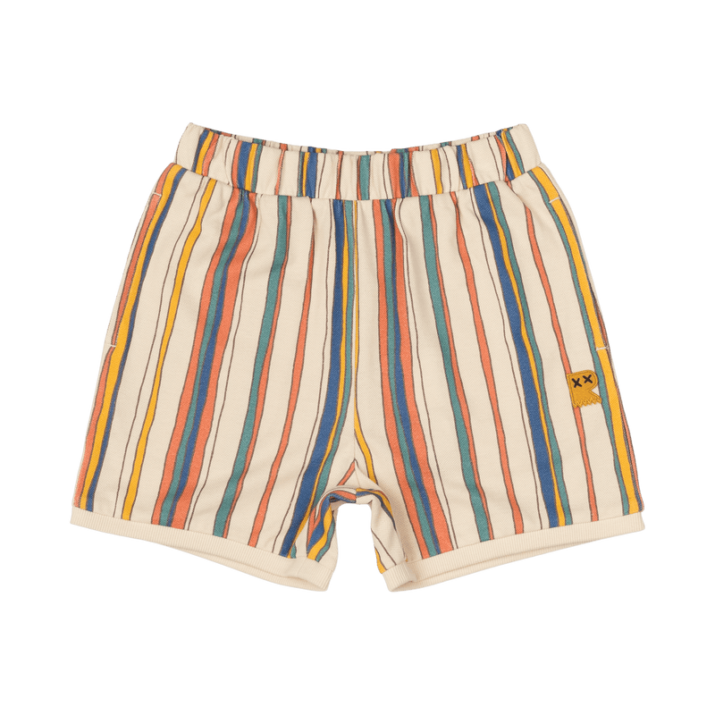 ROCK YOUR BABY STRIPE POLO SHORTS