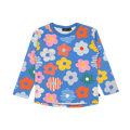 ROCK YOUR BABY HAPPY FLOWERS LS T-SHIRT