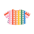 ROCK YOUR BABY RAINBOW DROPS BOXY T-SHIRT