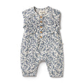 WILSON & FRENCHY BLUE CORAL ORGANIC CRINKLE GROWSUIT