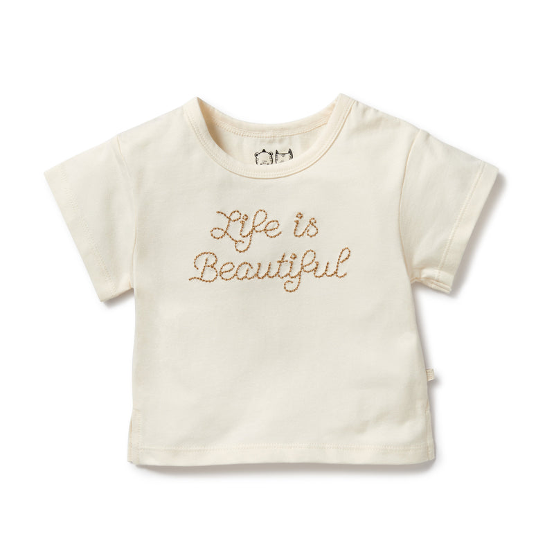 WILSON & FRENCHY LIFE IS BEAUTIFUL TEE