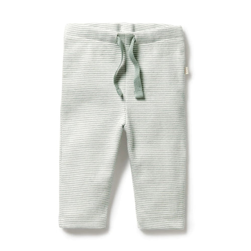 WILSON & FRENCHY STRIPE RIB LEGGING FERN