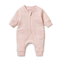 WILSON & FRENCHY ROSE ORGANIC TERRY GROWSUIT