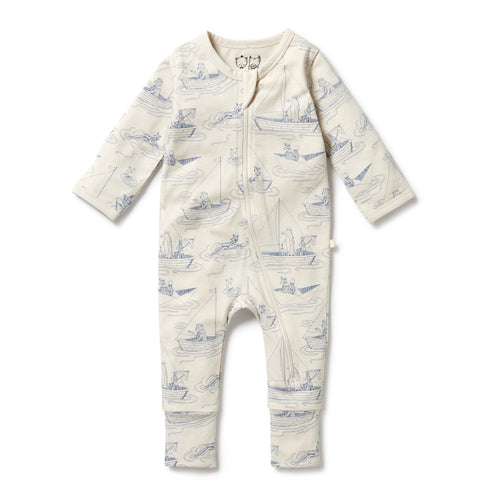 WILSON & FRENCHY SAIL AWAY ZIPSUIT W FEET