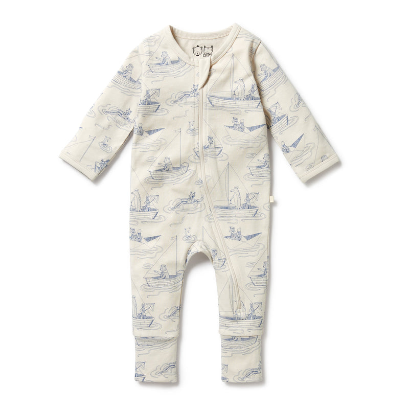 WILSON & FRENCHY SAIL AWAY ZIPSUIT W FEET