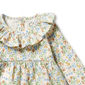 WILSON & FRENCHY TINKER FLORAL RUFFLE DRESS