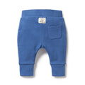 WILSON & FRENCHY BRILLIANT BLUE WAFFLE PANT