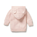 WILSON & FRENCHY PINK KNIT CABLE JACKET