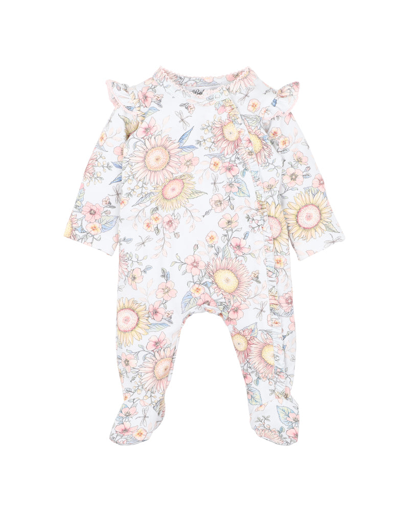 BEBE LARA LS ZIP ONESIE