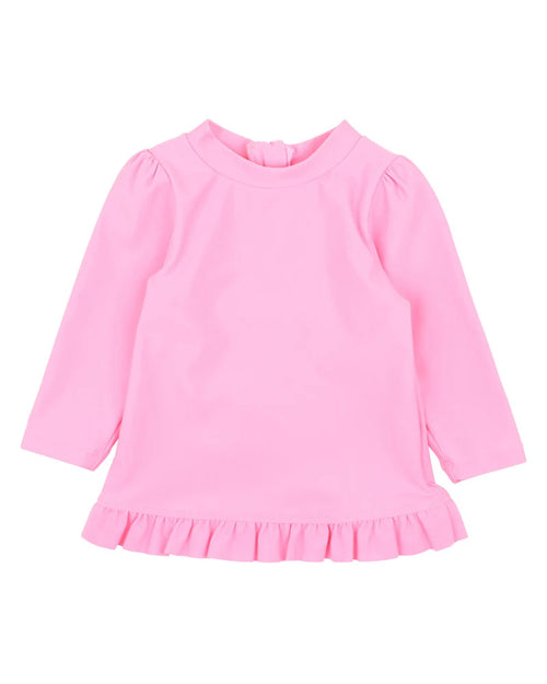 MINIHAHA GIRLS PINK RASH TOP