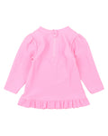 MINIHAHA GIRLS PINK RASH TOP