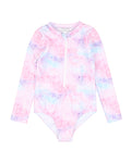 MINIHAHA ELIZA PRINT LS SUNSUIT 3-10 YRS