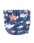 MINIHAHA AIDEN PRINT AQUA NAPPY