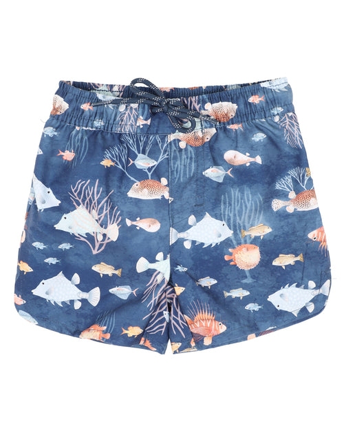 MINIHAHA AIDEN PRINT BOARDSHORTS