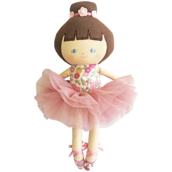 ALIMROSE BABY BALLERINA DOLL 25CM ROSE GARDEN