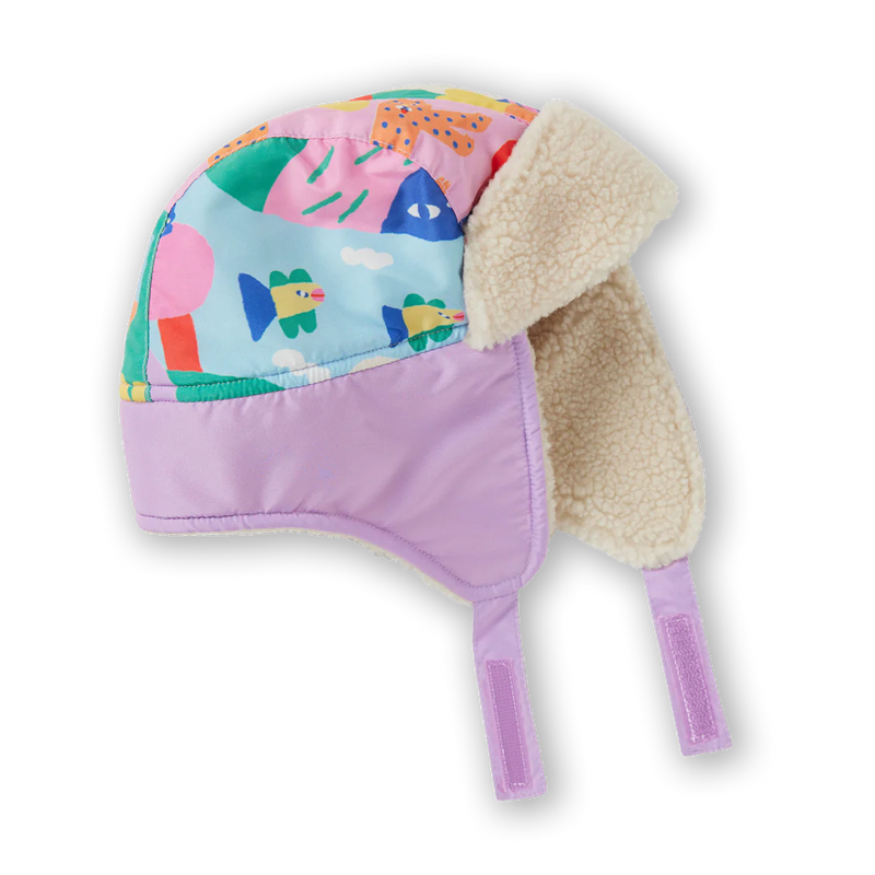 HALCYON NIGHTS RAINBOW VALLEY SHERPA TRAPPER HAT