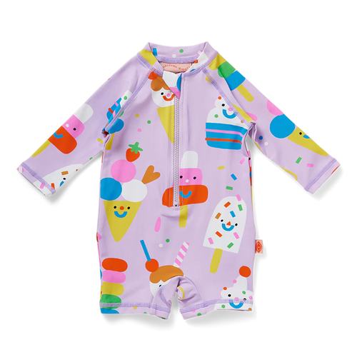 HALCYON NIGHTS BABY LONG SLEEVE SUPER SUIT SUNDAE FUN DAY