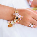 LAUREN HINKLEY PETITE FLEUR BUNBUN CHARM BRACELET