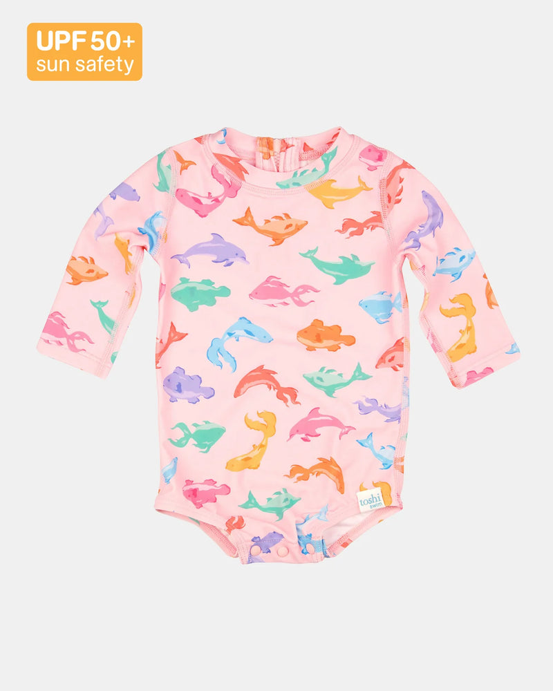 TOSHI SWIM ONESIE DISHY FISHY