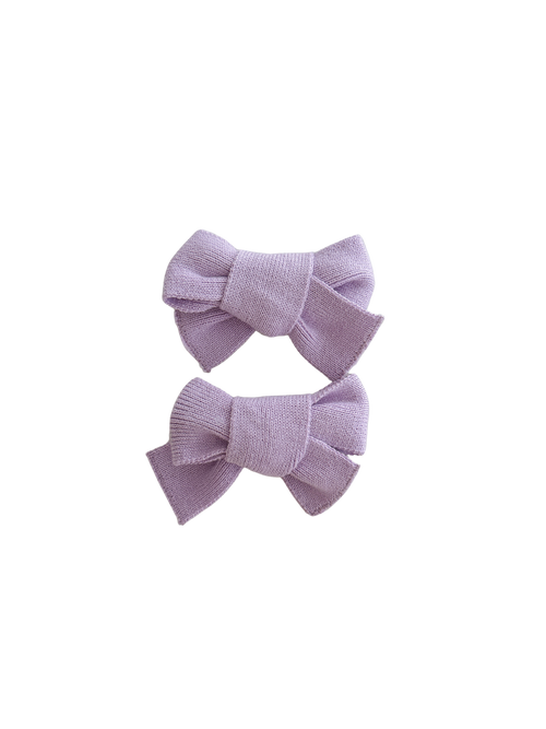 ZIGGY LOU VIOLET BOWS 2 PACK