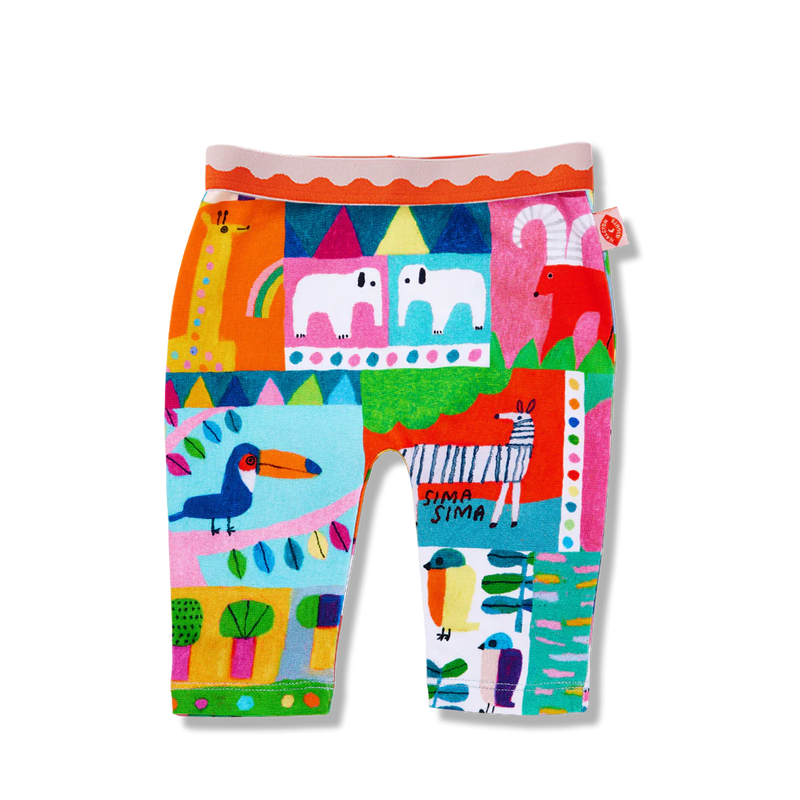 HALCYON NIGHTS SAFARI PARK BABY LEGGINGS