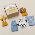 TARA TREASURES SAFARI ANIMALS FINGER PUPPET SET