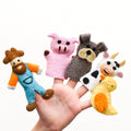 TARA TREASURES OLD MACDONALD FARM ANIMALS A-FINGER PUPPET SET