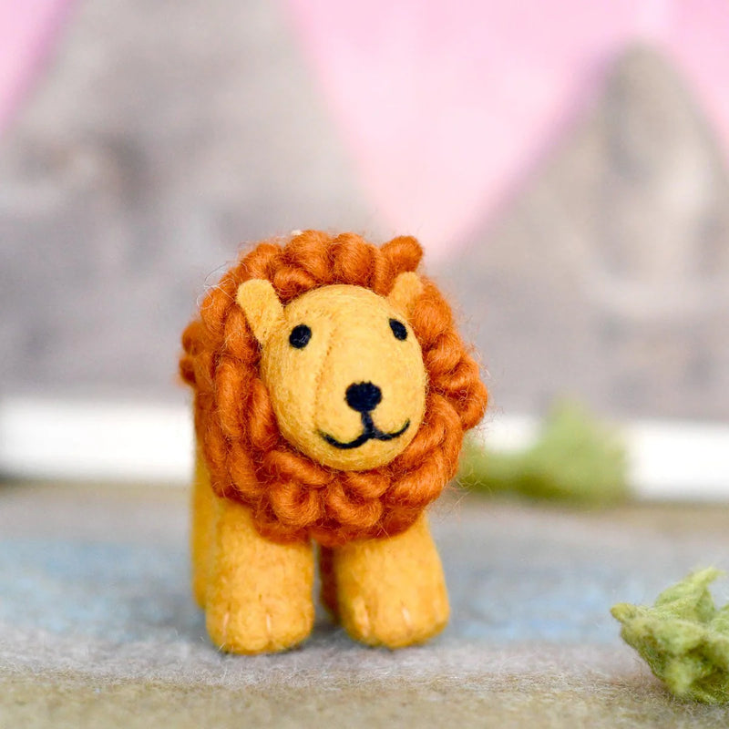 TARA TREASURES FELT SAFARI LION TOY