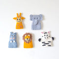 TARA TREASURES SAFARI ANIMALS FINGER PUPPET SET