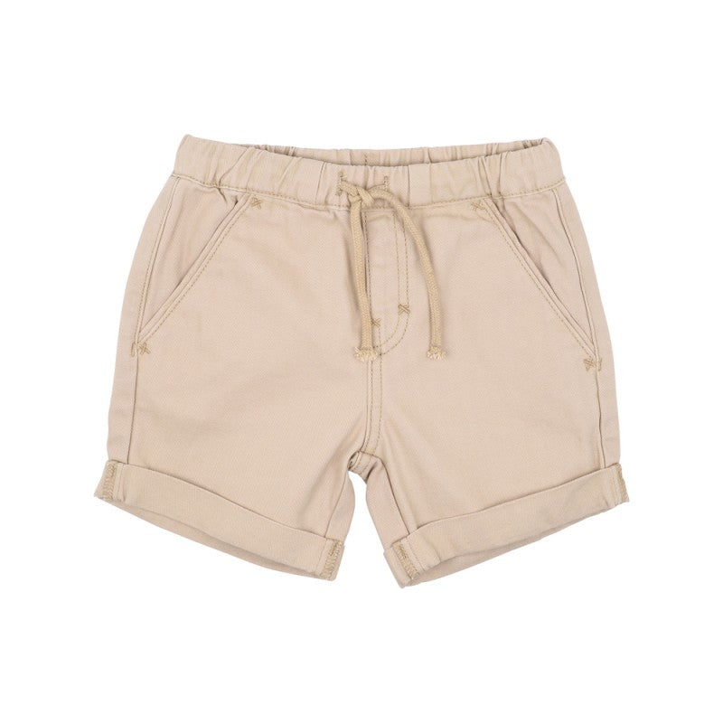 FOX & FINCH SEPIA TWILL SHORTS