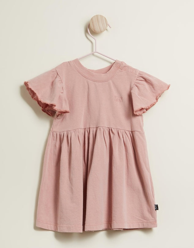 ANIMAL CRACKERS FRILL DRESS PINK