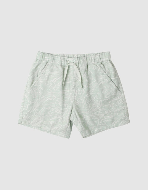 FOX & FINCH CROC PRINT SHORTS