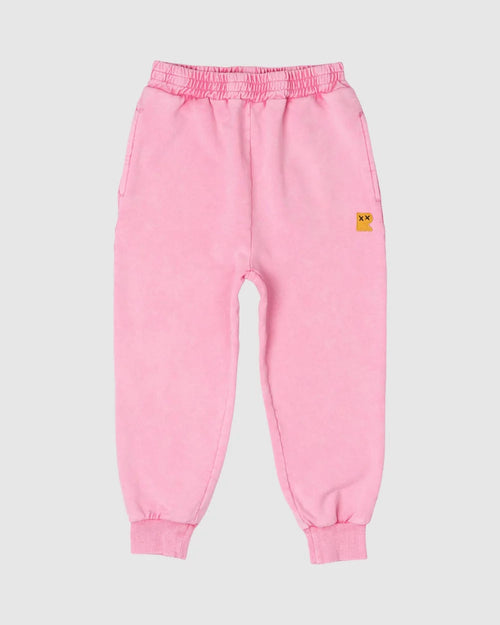 ROCK YOUR BABY PINK WASHED TRACKPANTS