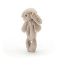 JELLYCAT BASHFUL BEIGE BUNNY RING RATTLE